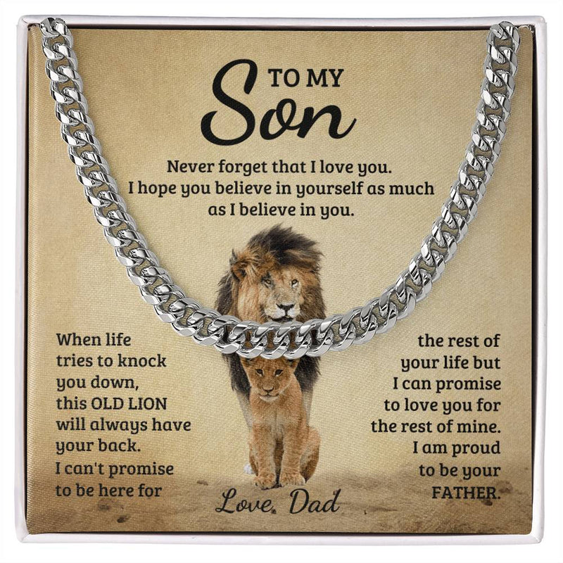 Never Forget - Cuban Link Chain